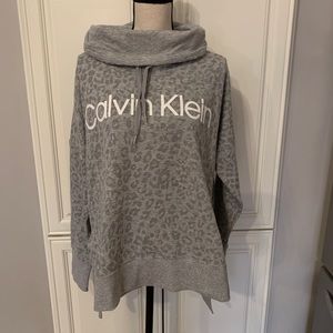 Calvin Klein Leopard Print Sweatshirt size medium